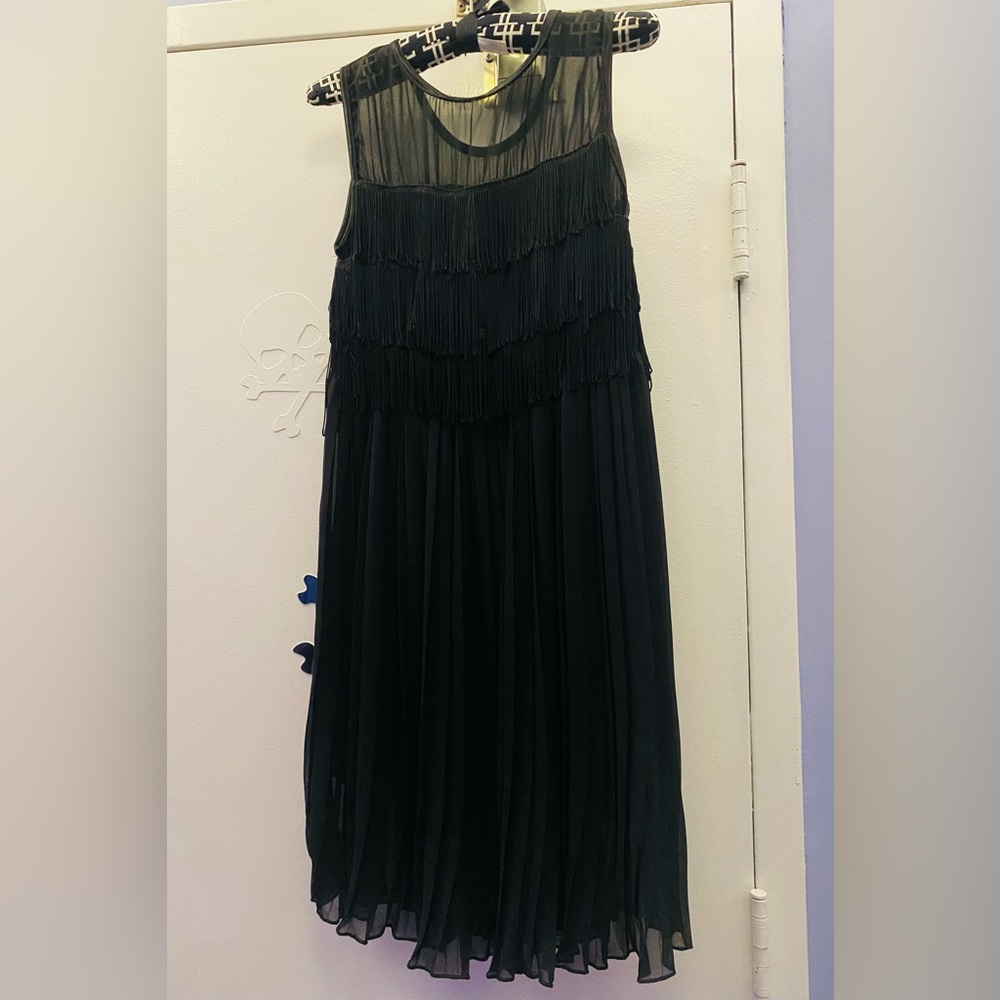 Black Fringe Dress 🖤